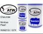 Preview: Chevrolet, Nimbus Pearl, WA621G / G7X: 500ml Lackdose + 500ml Klarlack + 250ml Härter - Set, von ATW Autoteile West.
